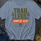 Trail Legs Campfire Heart - T-Shirt