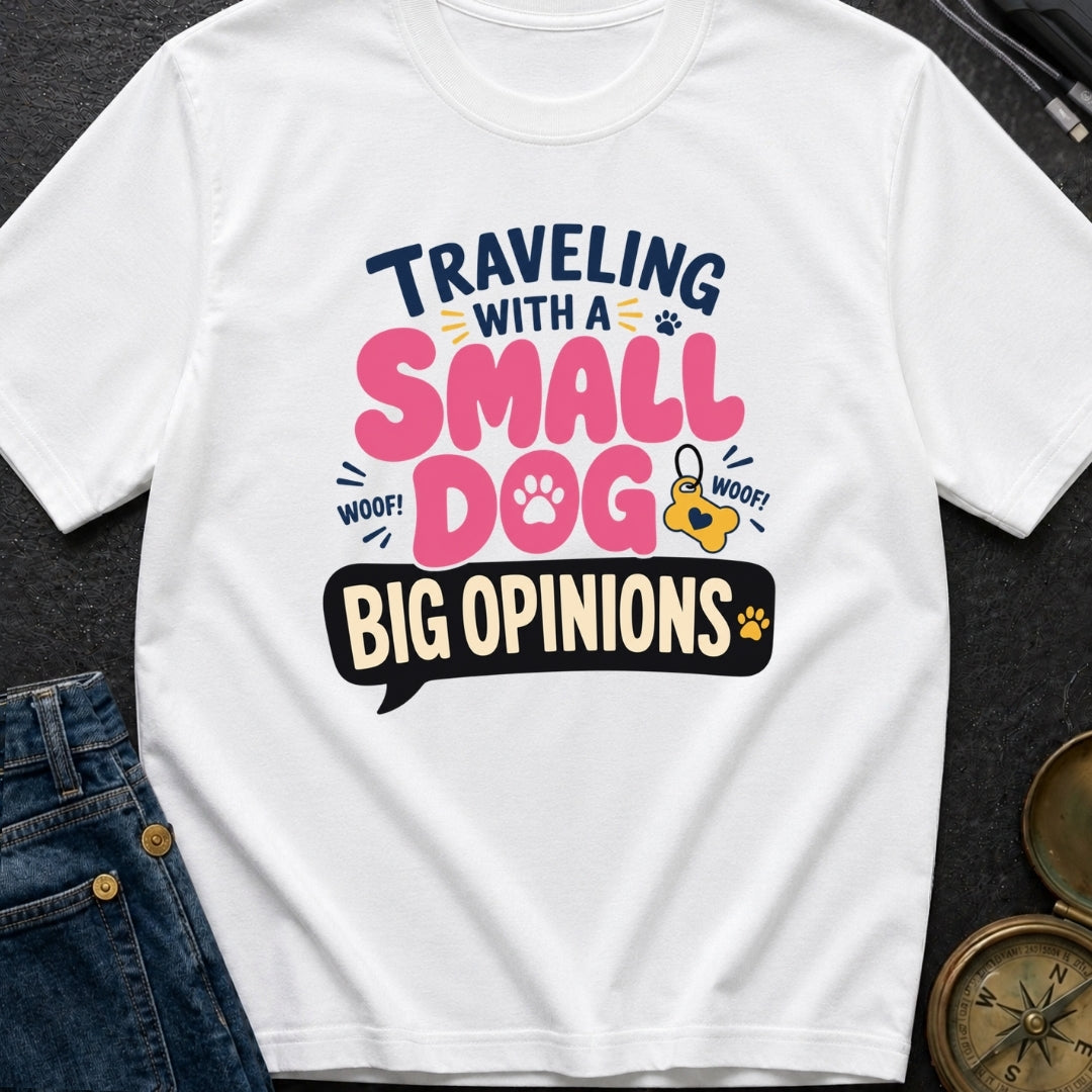 Small Dog Big Opinions - T-Shirt