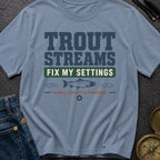 Trout Stream Factory Reset - T-Shirt