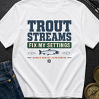 Trout Stream Factory Reset - T-Shirt
