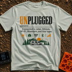 Unplugged But Well Connected - T-Shirt