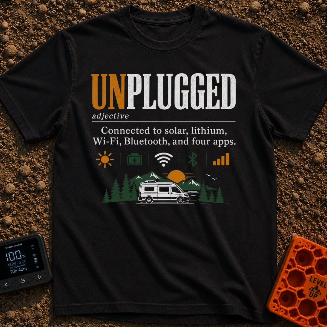 Unplugged But Well Connected - T-Shirt