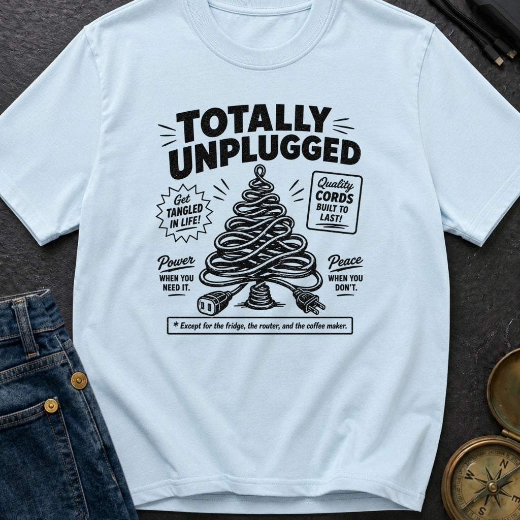 Unplugged But Still Wired - T-Shirt