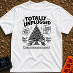 Connected To The Disconnect - T-Shirt in White - A graphic illustration of an electrical cord coiled into the shape of a...
