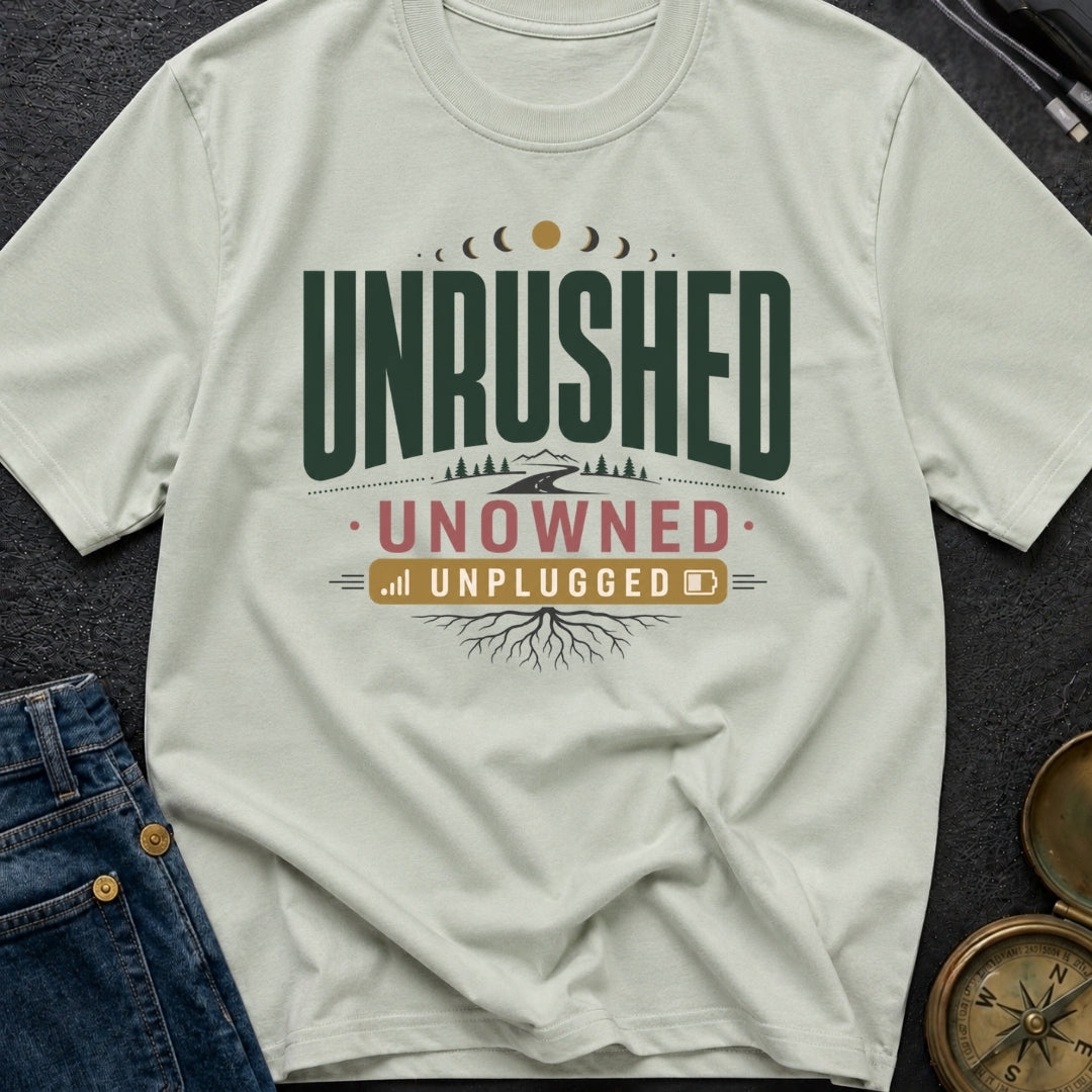 Unplugged And Unbothered - T-Shirt
