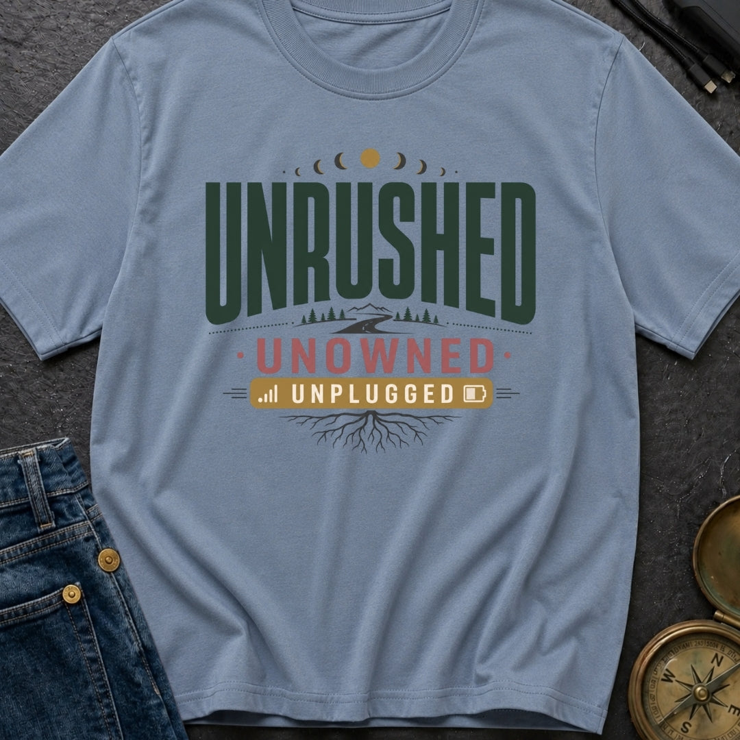 Unplugged And Unbothered - T-Shirt