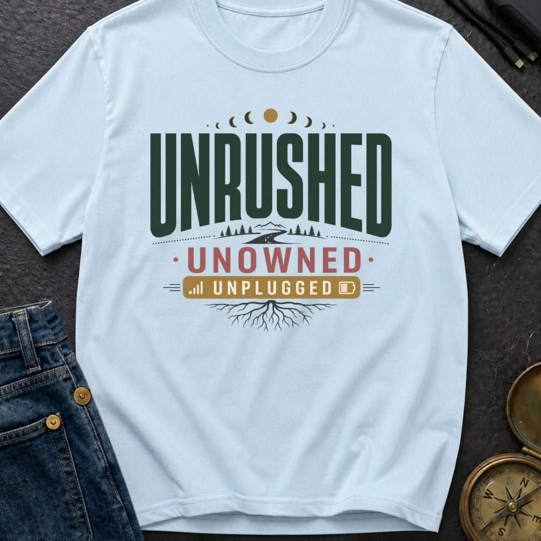 Unplugged And Unbothered - T-Shirt