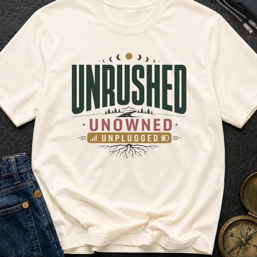 Unplugged And Unbothered - T-Shirt