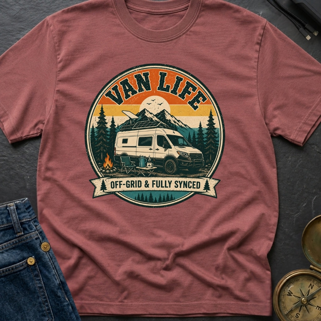 Offgrid And Fully Synced - T-Shirt