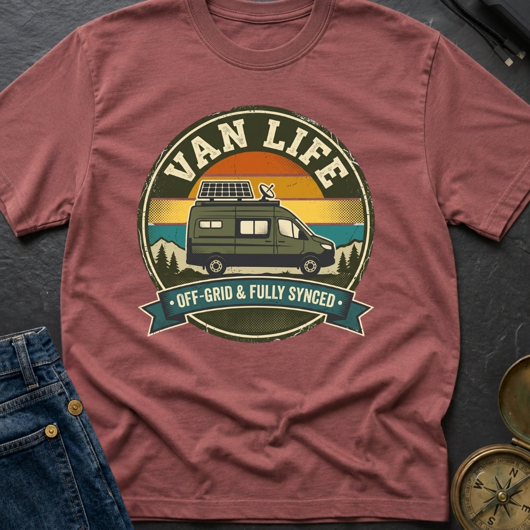 Offgrid And Fully Synced - T-Shirt