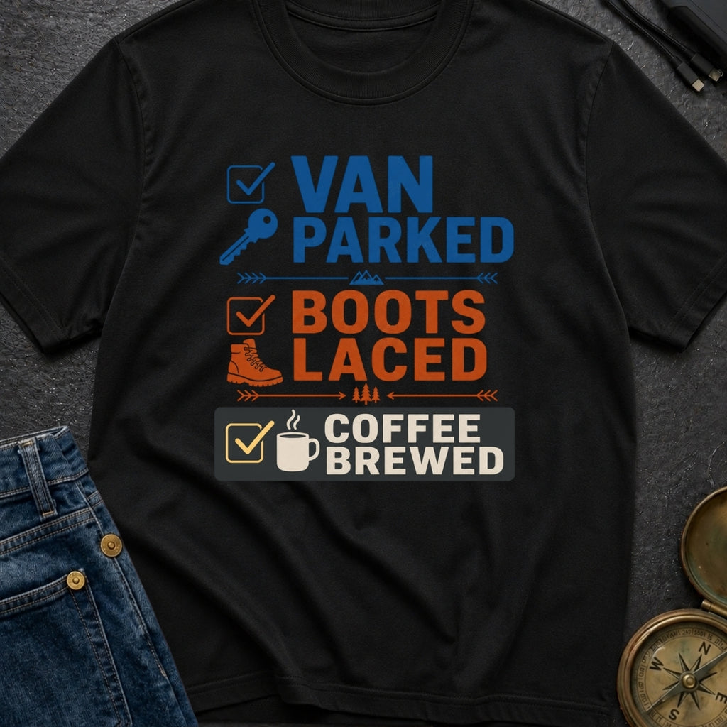 Parked Laced And Brewed - T-Shirt