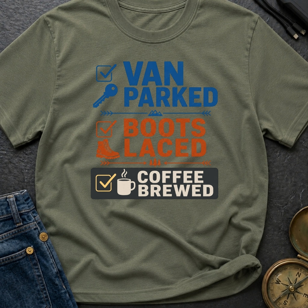 Parked Laced And Brewed - T-Shirt