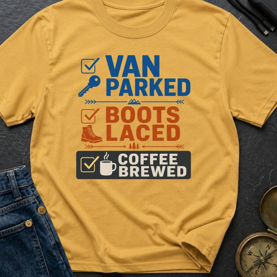 Parked Laced And Brewed - T-Shirt