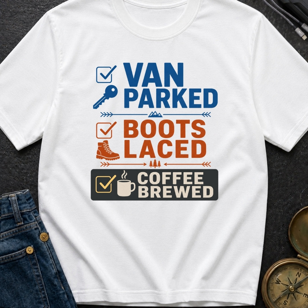 Parked Laced And Brewed - T-Shirt