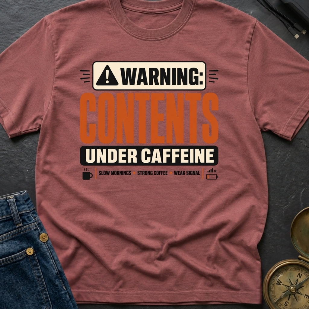 Contents Under Caffeine - T-Shirt