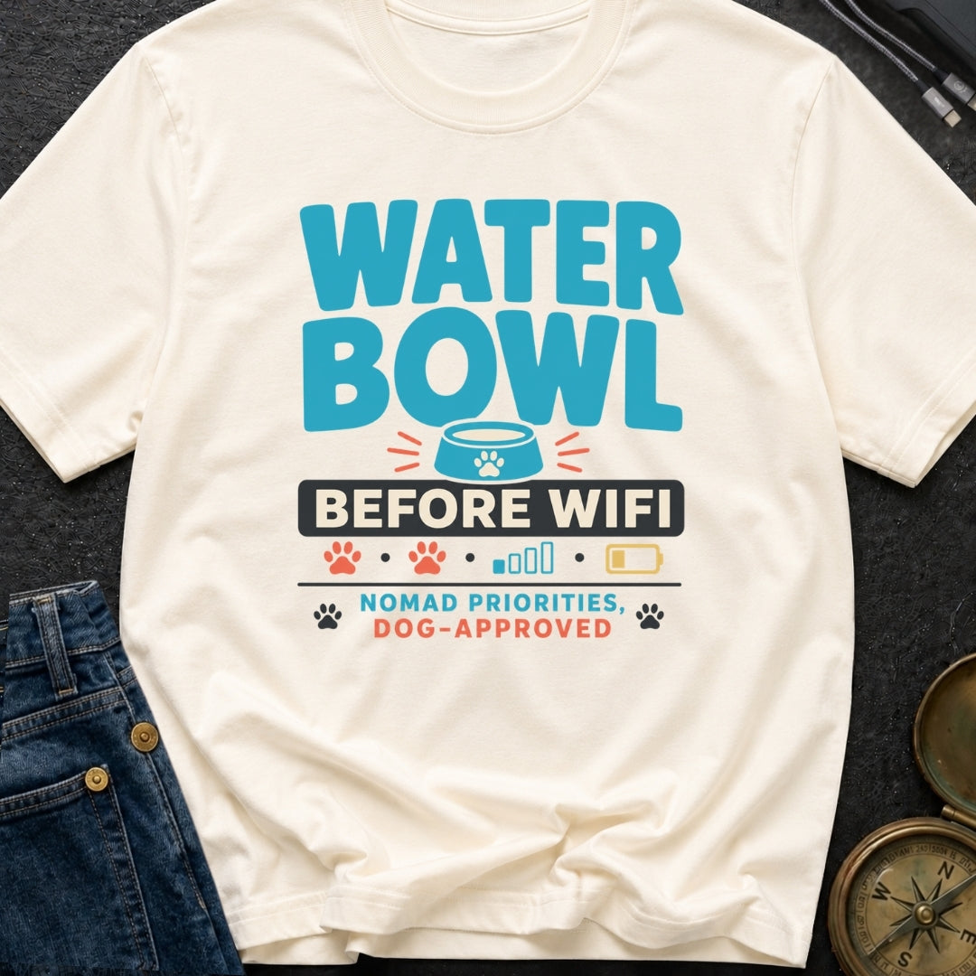 Bowl Before Wifi - T-Shirt
