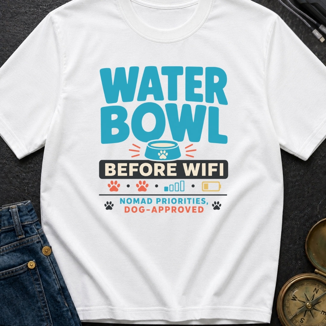 Bowl Before Wifi - T-Shirt