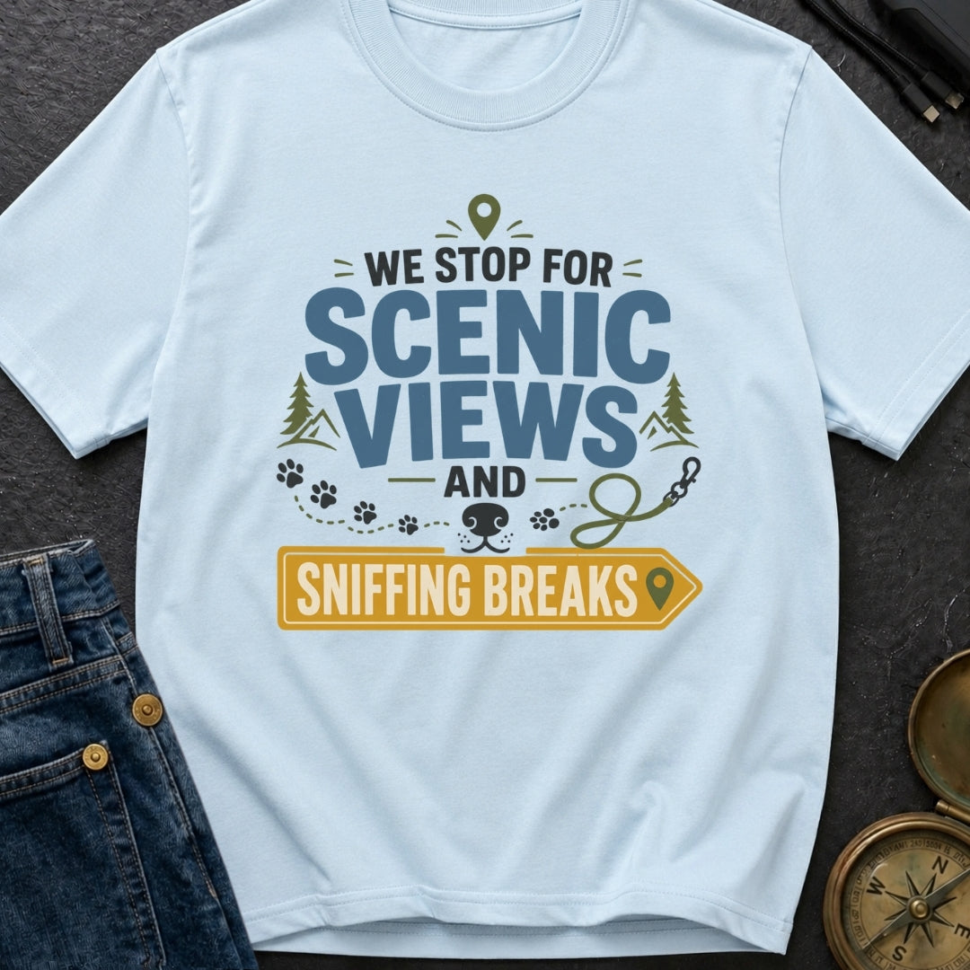 Scenic & Sniffing Stops - T-Shirt