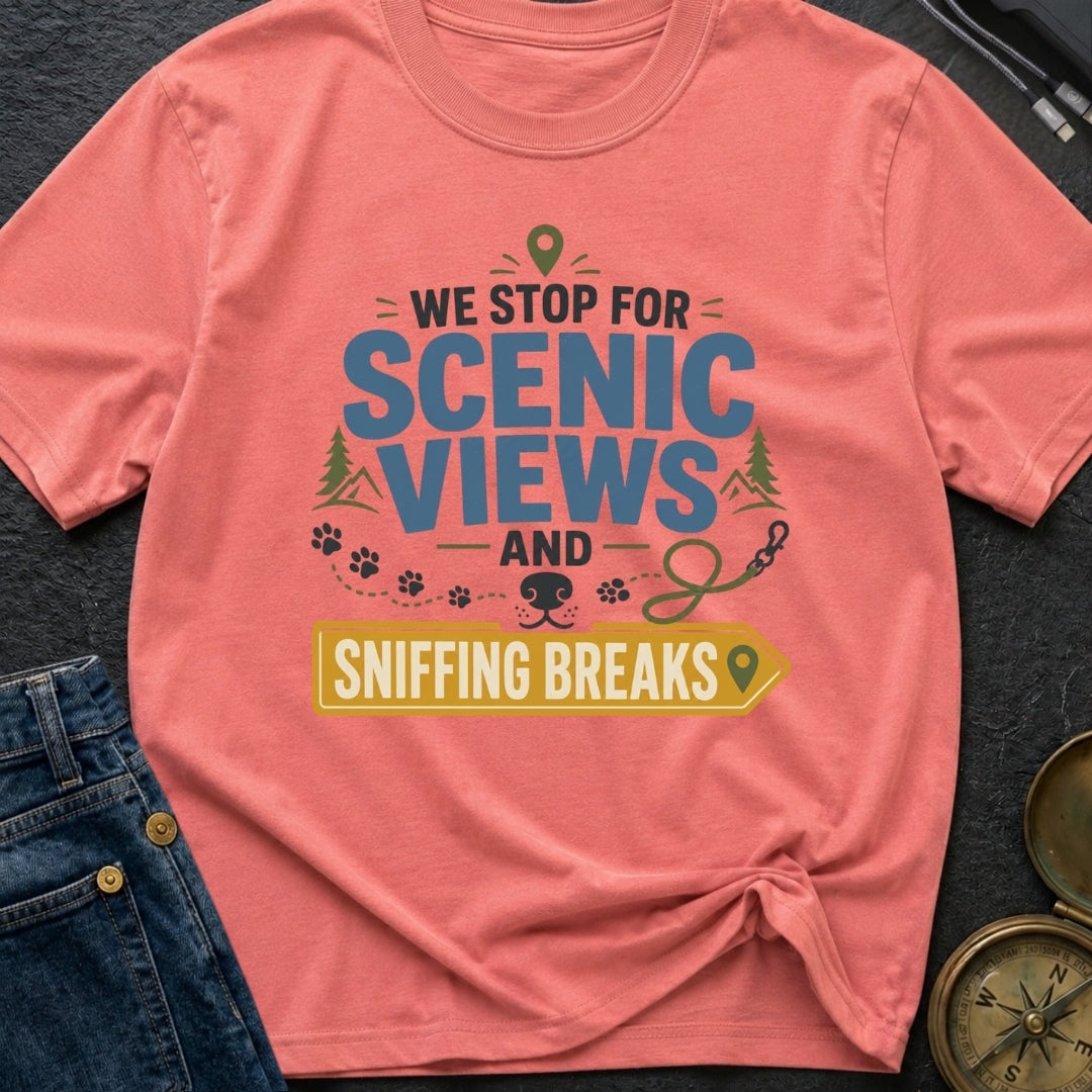 Scenic & Sniffing Stops - T-Shirt