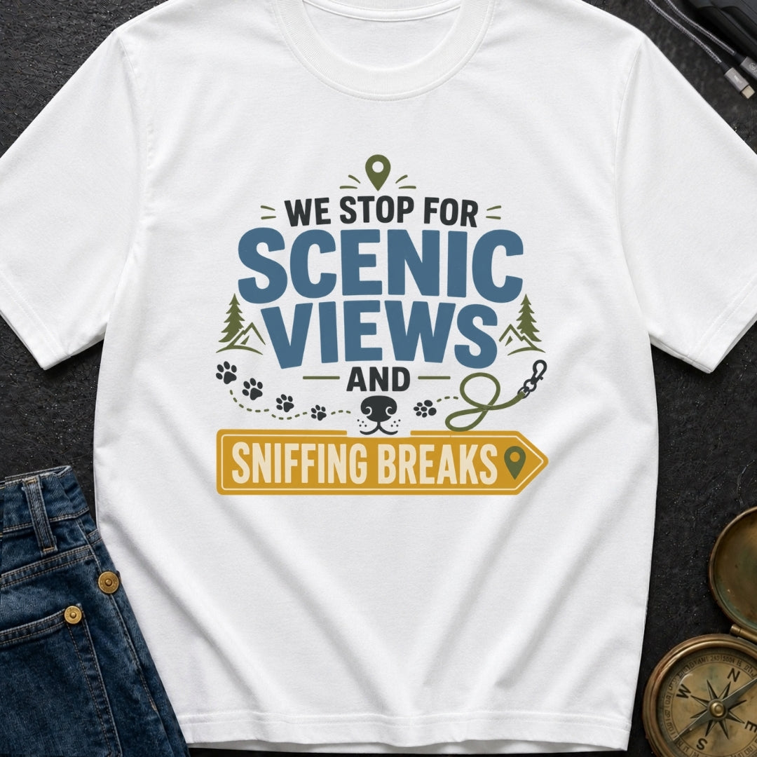 Scenic & Sniffing Stops - T-Shirt
