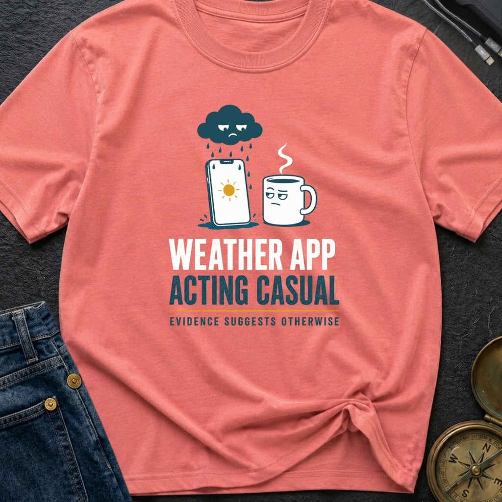 Weather App Acting Casual - T-Shirt