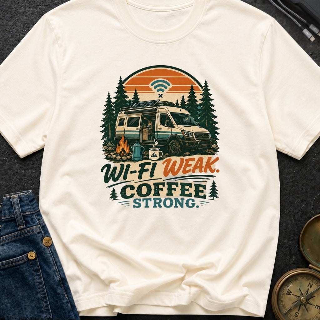 Caffeine Over Connection - T-Shirt