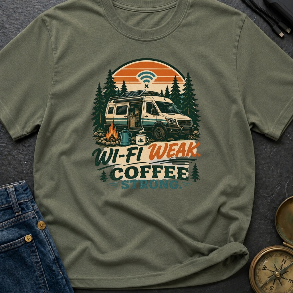 Caffeine Over Connection - T-Shirt
