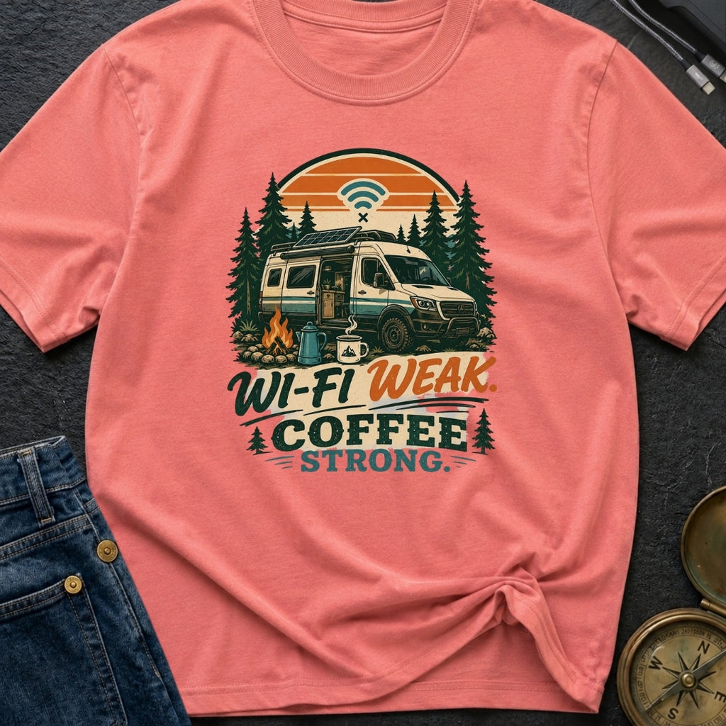 Caffeine Over Connection - T-Shirt
