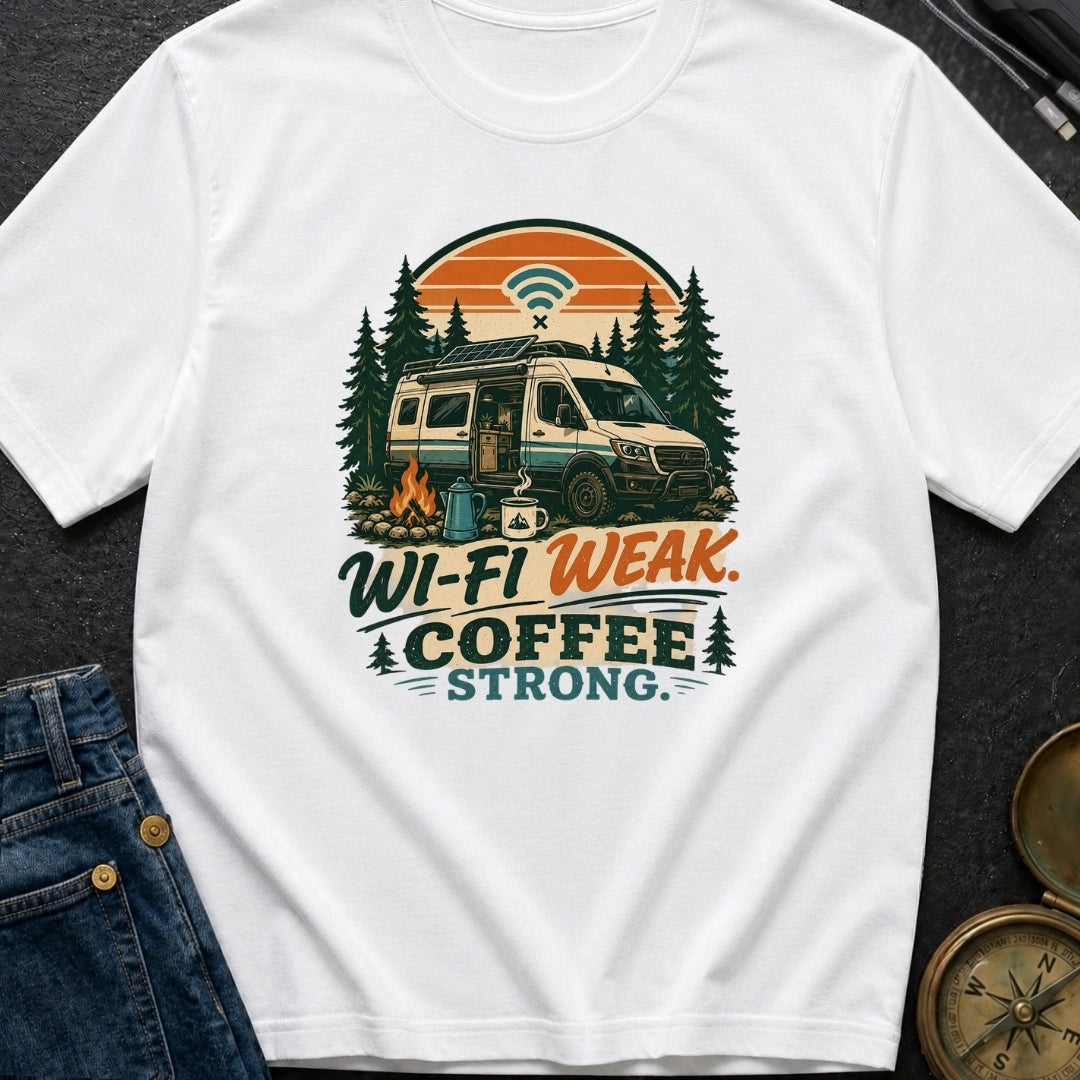 Caffeine Over Connection - T-Shirt