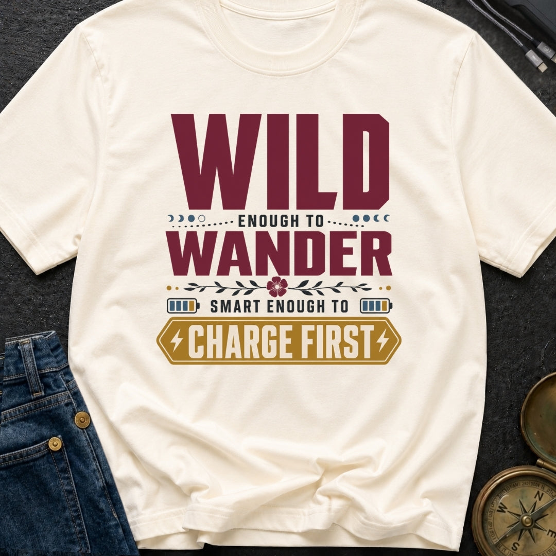 Wander And Charge - T-Shirt
