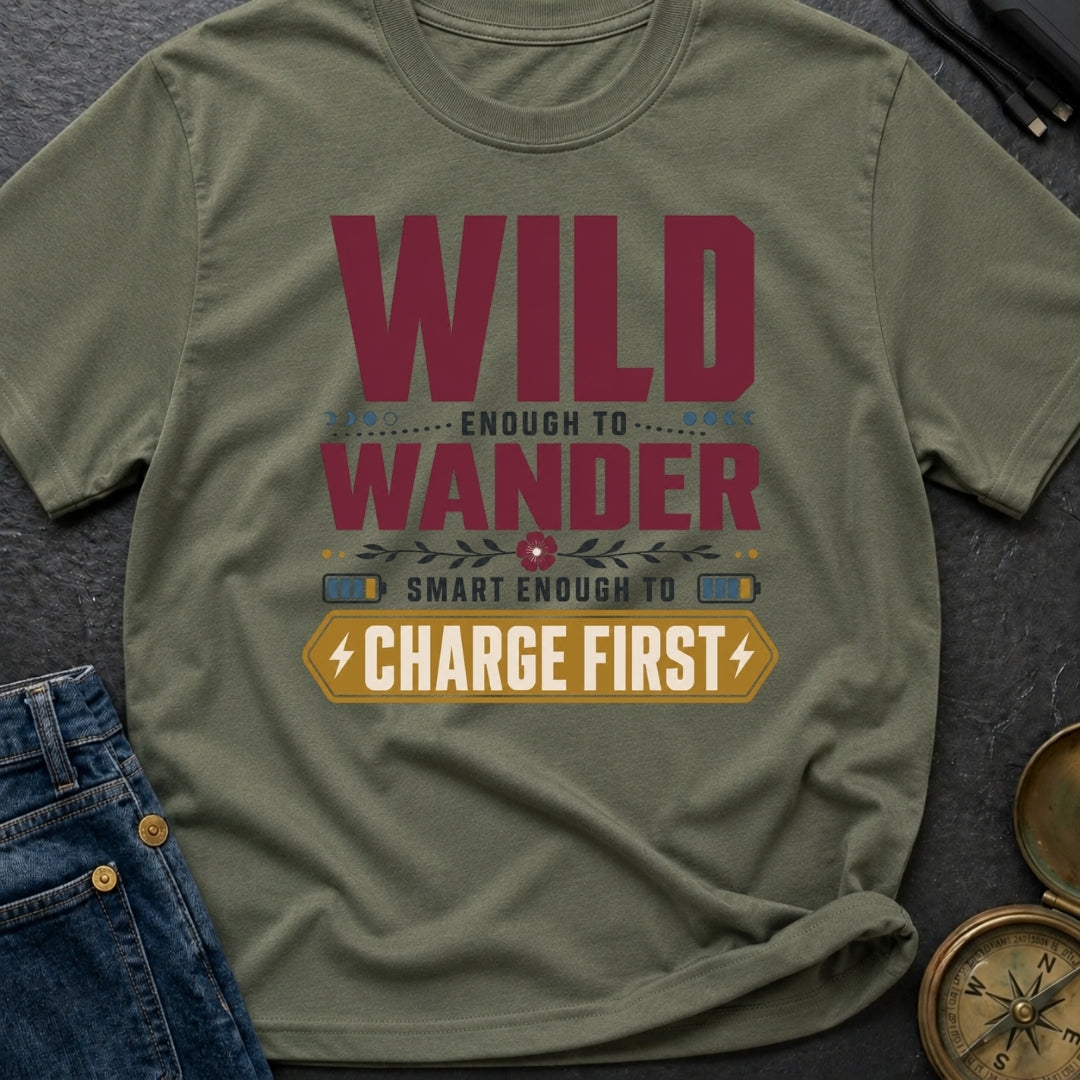 Wander And Charge - T-Shirt