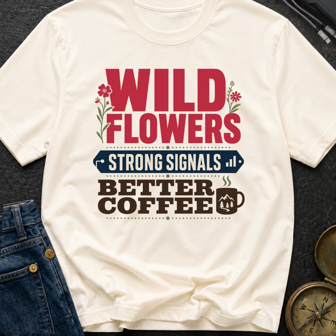 Wild Wired And Brewed - T-Shirt