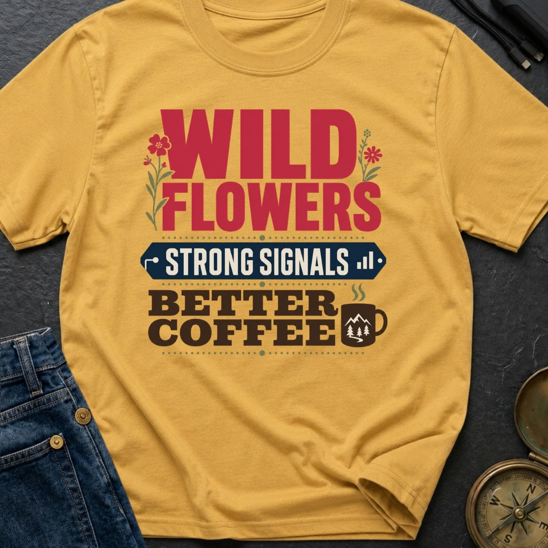 Wild Wired And Brewed - T-Shirt