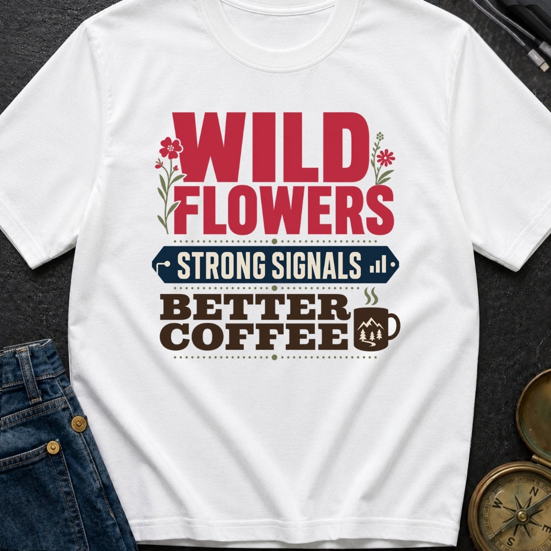 Wild Wired And Brewed - T-Shirt