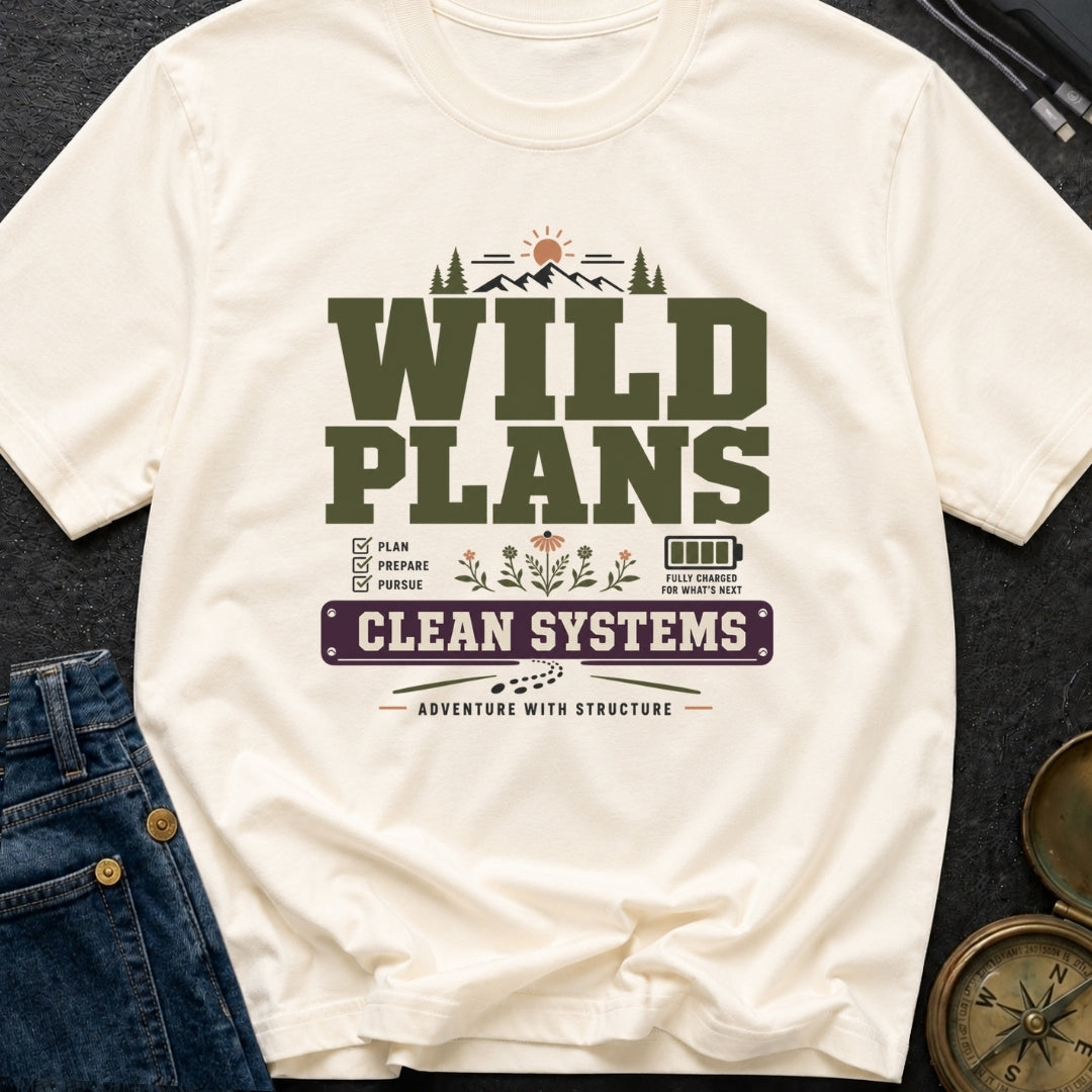Wild Plans Clean Watts - T-Shirt