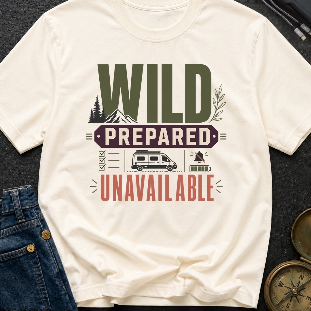 Wildly Prepared And Offline - T-Shirt