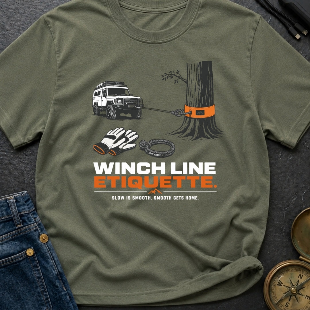 Winch Line Etiquette - T-Shirt