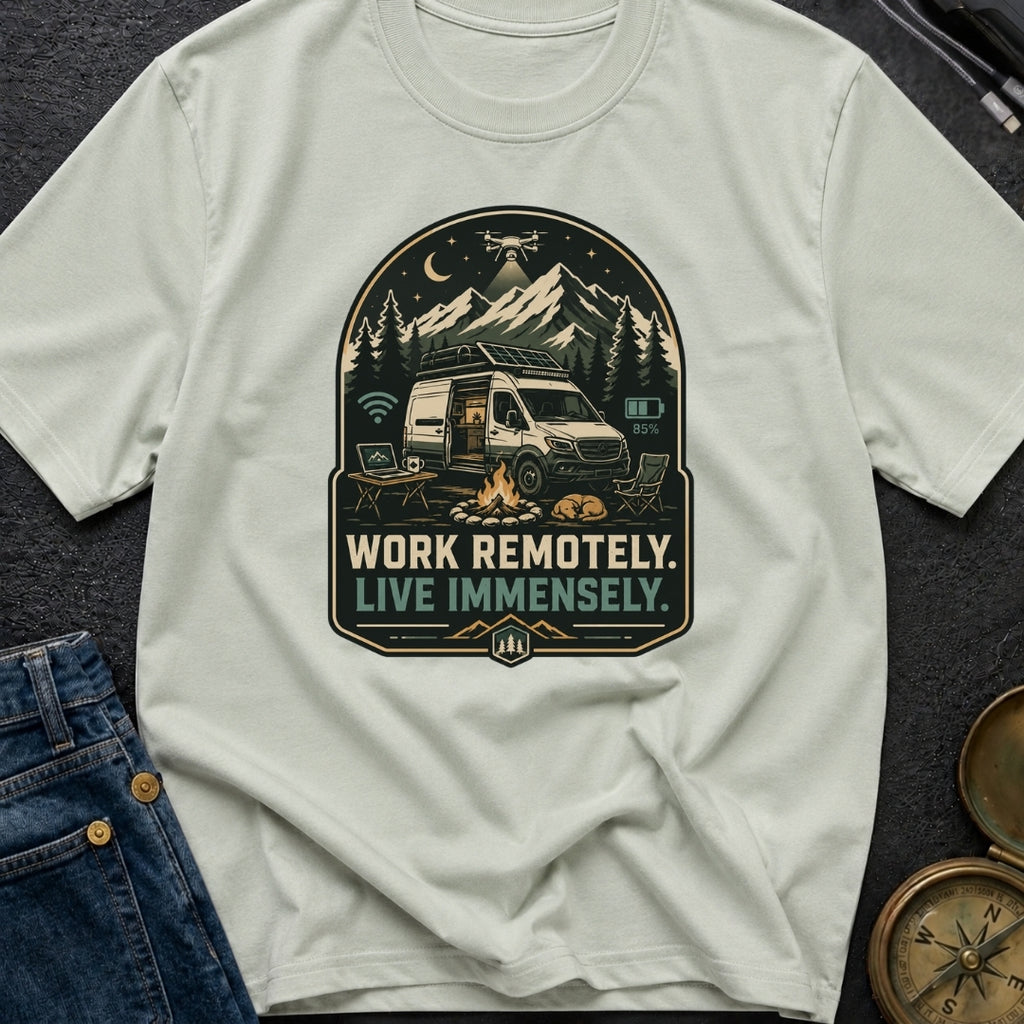 Remote Life Vibes - T-Shirt