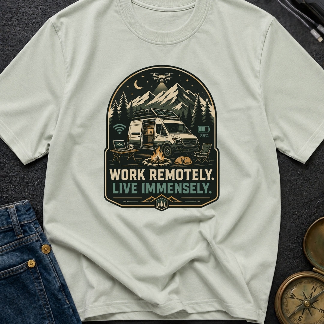 Remote Life Vibes - T-Shirt