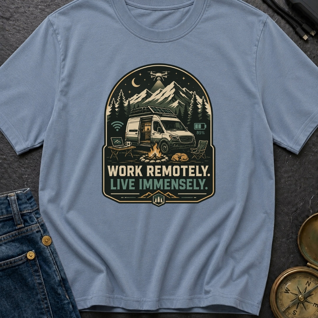 Remote Life Vibes - T-Shirt