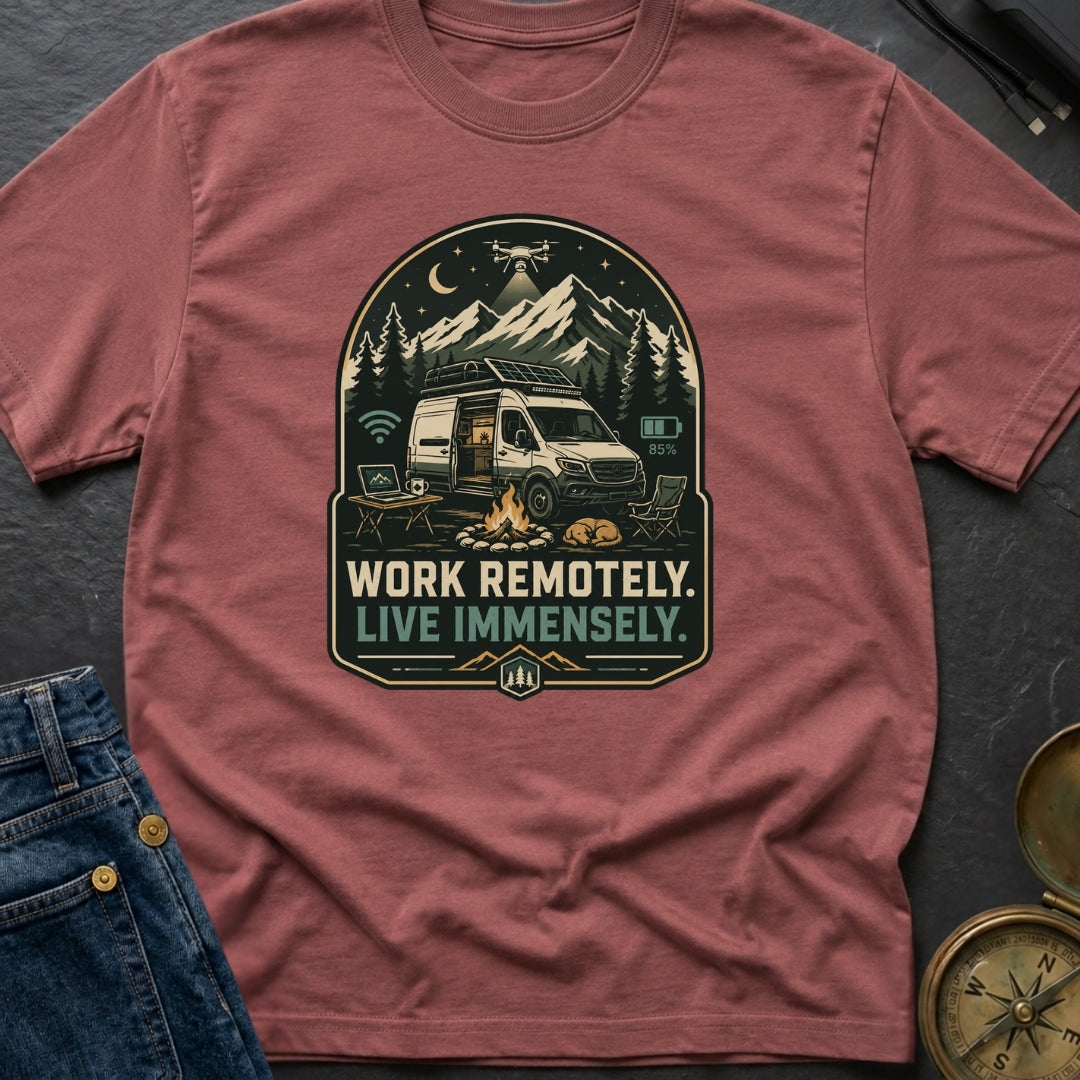 Work Remote Roam Free - T-Shirt