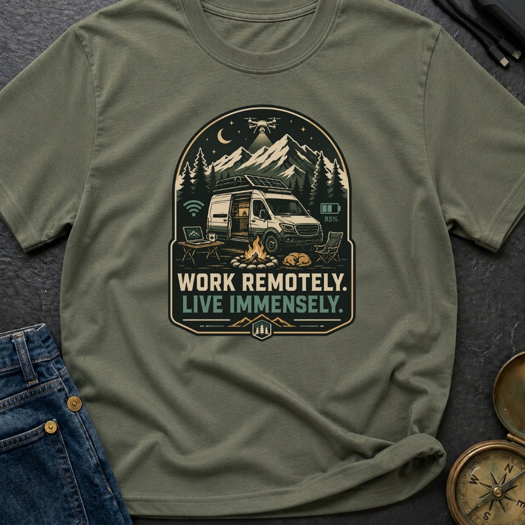 Remote Life Vibes - T-Shirt
