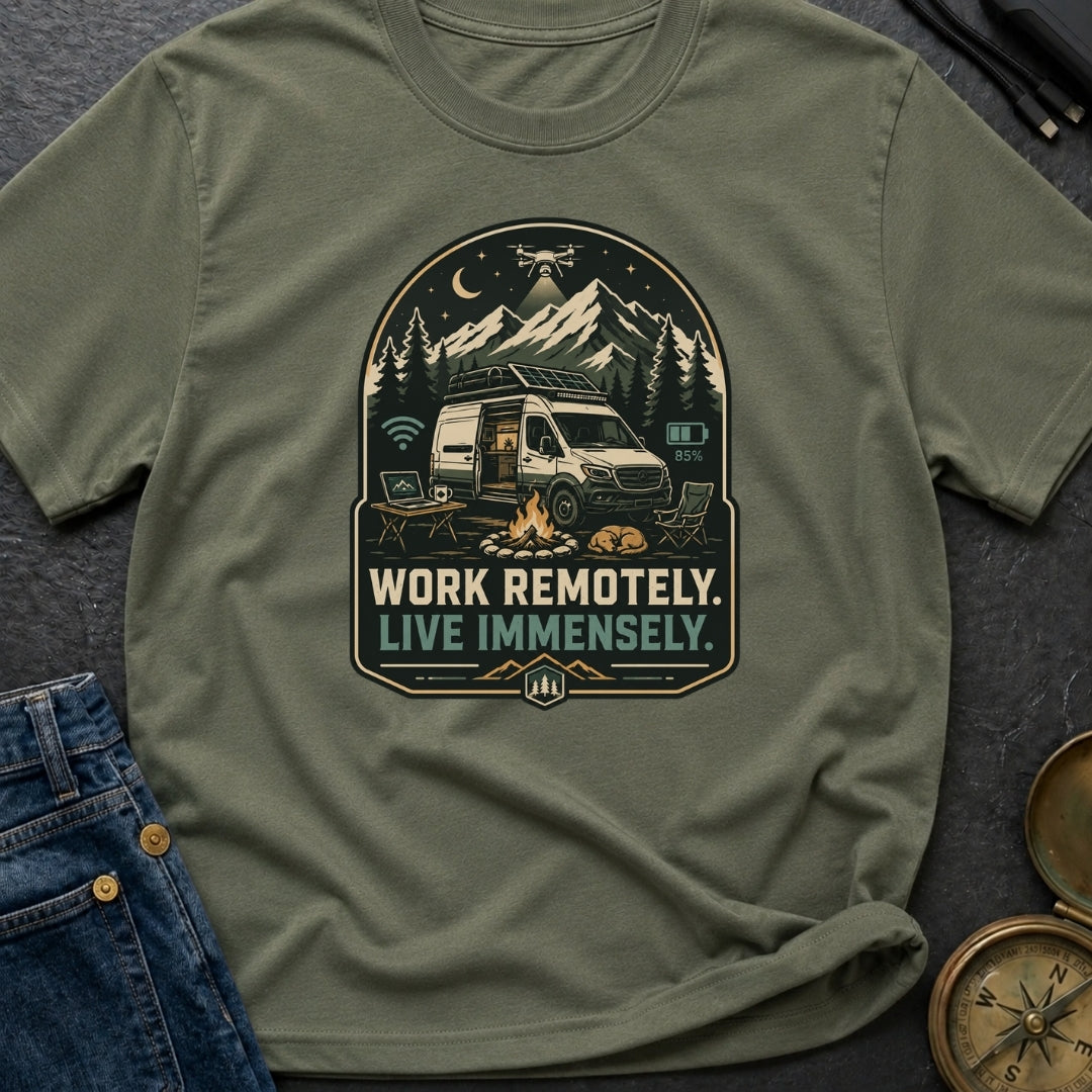 Remote Life Vibes - T-Shirt