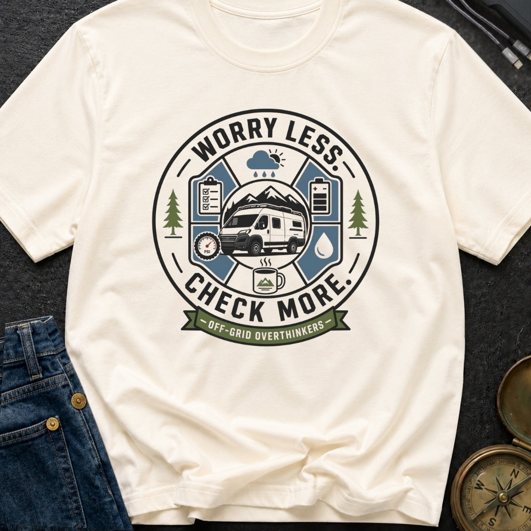 Overthinking Wanderlust Checklist - T-Shirt