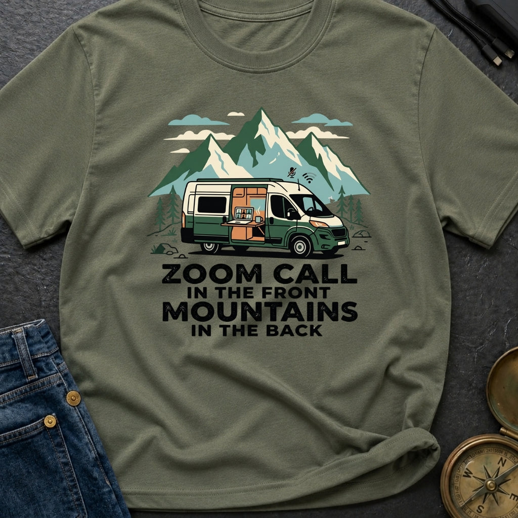 Mountains Meet Meetings - T-Shirt